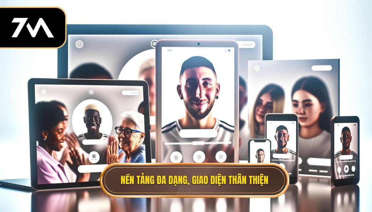 Vì sao dân chơi bóng đá mê 7M? 2 Nền tảng đa dạng và giao diện thân thiện