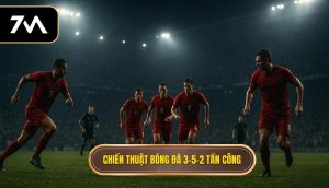 Chiến thuật bóng đá 3-5-2 tấn công