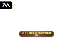 Kèo cược tổng số lần sút bóng trúng cột dọc