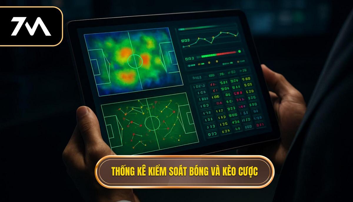 Thống kê kiểm soát bóng và các kèo cược phụ
