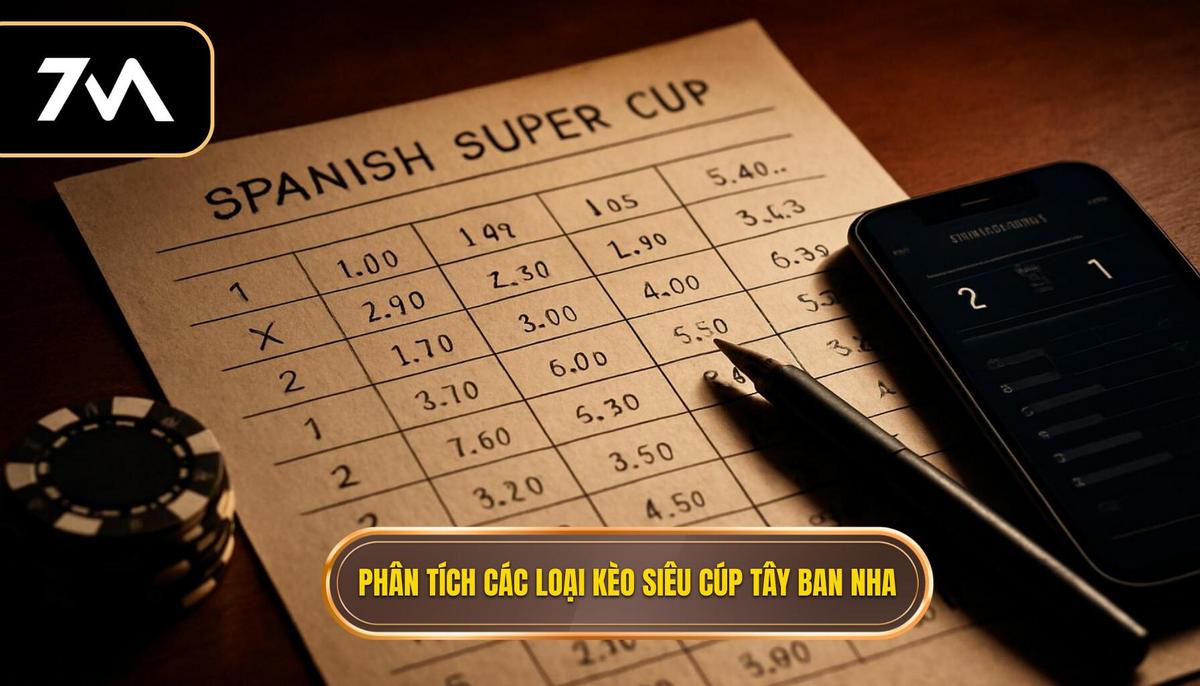 Phân tích sâu các loại kèo phổ biến tại siêu cúp Tây Ban Nha