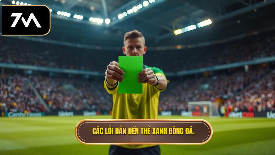 Những lỗi nào sẽ khiến cầu thủ phải nhận thẻ xanh?