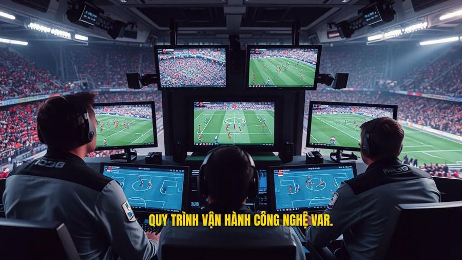 Quy trình vận hành: Công nghệ VAR trong bóng đá hoạt động thế nào?