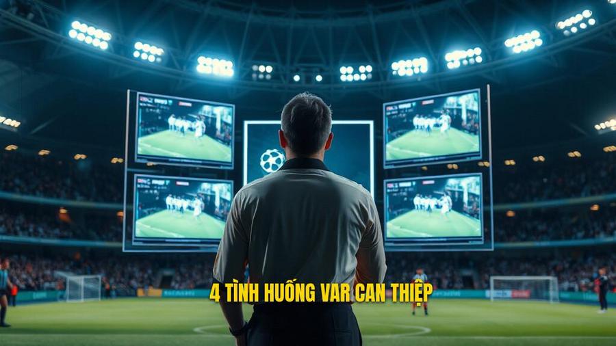 4 Tình huống VAR được phép can thiệp