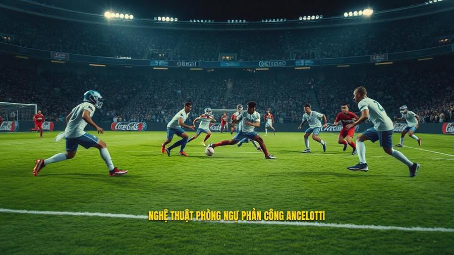Nghệ thuật phòng ngự phản công trong Chiến thuật Carlo Ancelotti