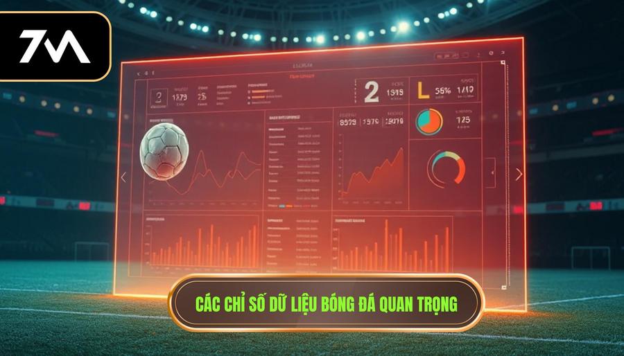 Các chỉ số dữ liệu bóng đá quan trọng