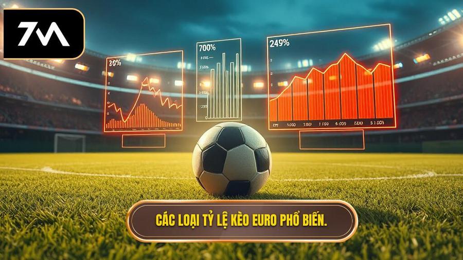 Các loại tỷ lệ bóng đá Euro phổ biến nhất hiện nay