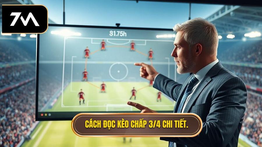 Cách đọc Kèo chấp 3/4 (0.75) chi tiết cho người mới