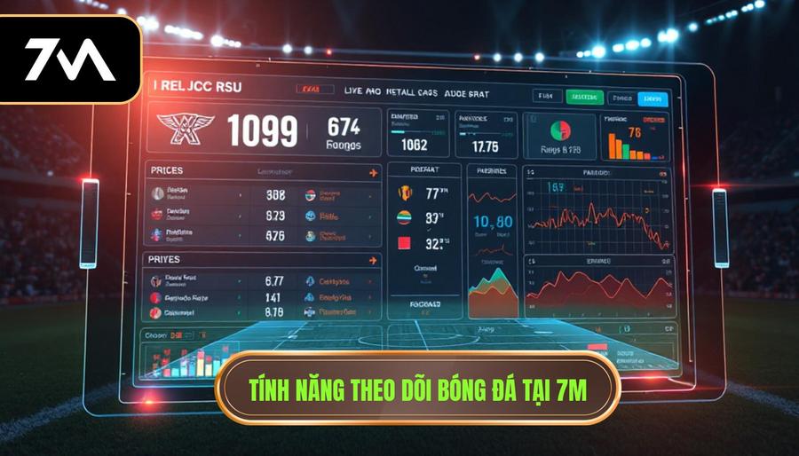 Tính năng theo dõi bóng đá tại 7M