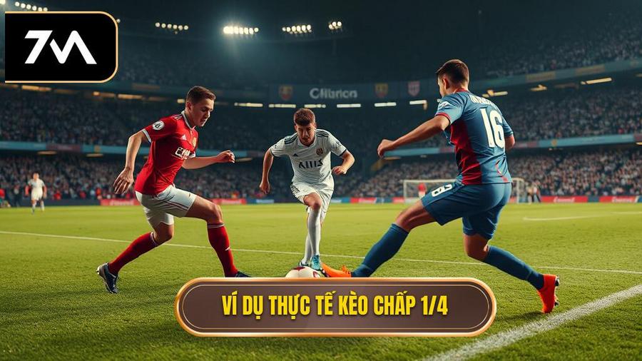 Ví dụ thực tế về Kèo chấp 1/4 (0.25)