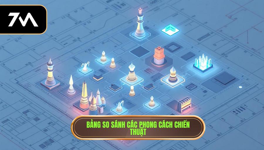 Bảng so sánh các phong cách chiến thuật